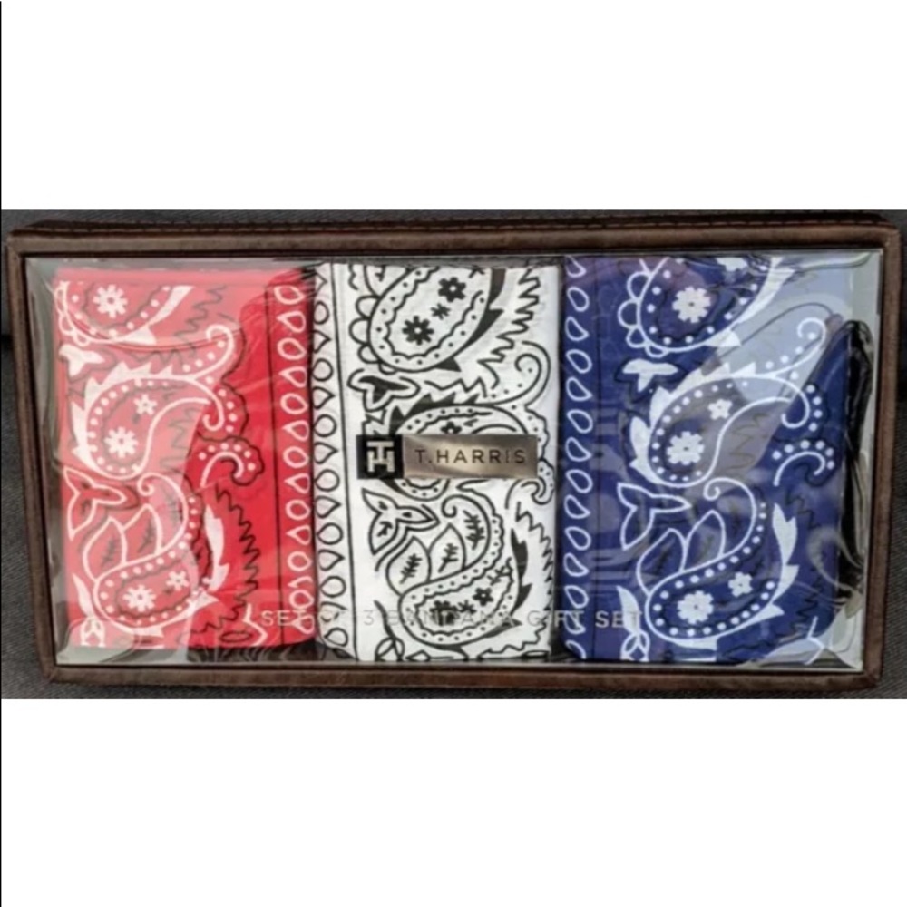 T. Harris London bandana gift set of 3 european